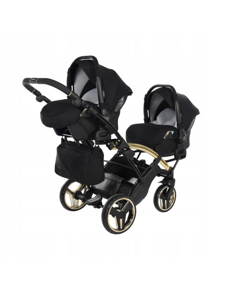 Wózek bliźniaczy Junama S-LINE DUO Slim v3 (3w1) 2 Wózek dla bliźniąt