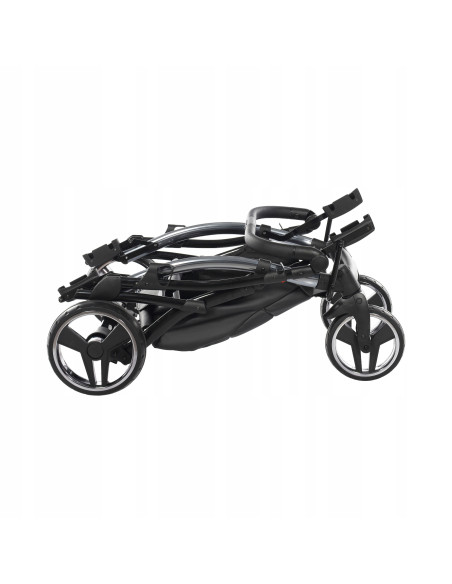 Wózek bliźniaczy Junama S-LINE DUO Slim v3 (2w1) 1
