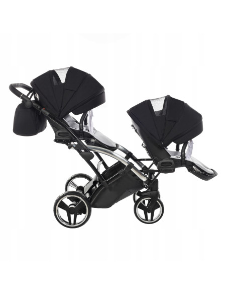 Wózek bliźniaczy Junama S-LINE DUO Slim v3 (2w1) 4