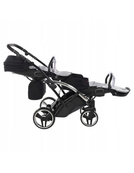 Wózek bliźniaczy Junama S-LINE DUO Slim v3 (2w1) 4