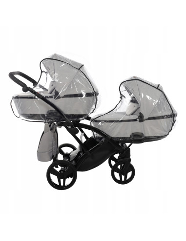 Wózek bliźniaczy Junama SPACE DUO Slim (3w1) 01