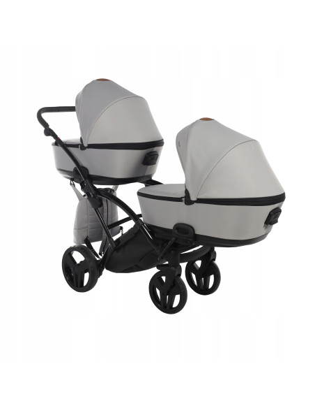 Wózek bliźniaczy Junama SPACE DUO Slim (2w1) 01