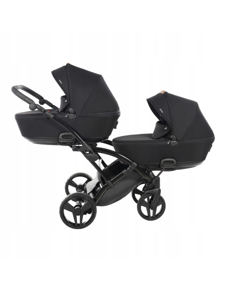 Wózek bliźniaczy Junama SPACE DUO Slim (3w1) 04