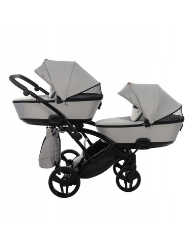 Wózek bliźniaczy Junama SPACE DUO Slim (3w1) 01