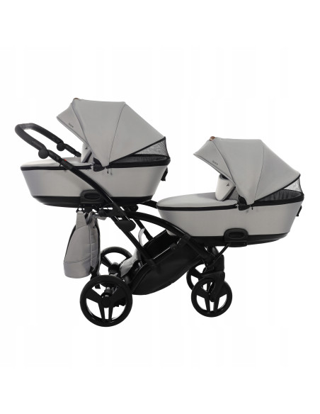 Wózek bliźniaczy Junama SPACE DUO Slim (3w1) 01