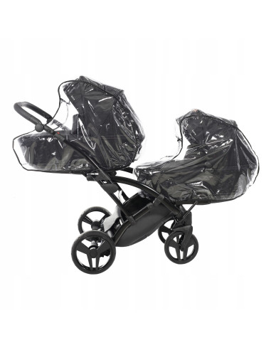 Wózek bliźniaczy Junama SPACE DUO Slim (3w1) 04