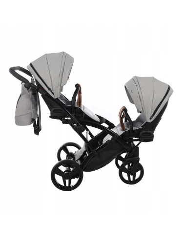 Wózek bliźniaczy Junama SPACE DUO Slim (2w1) 01