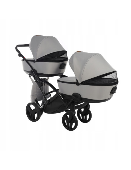 Wózek bliźniaczy Junama SPACE DUO Slim (3w1) 01