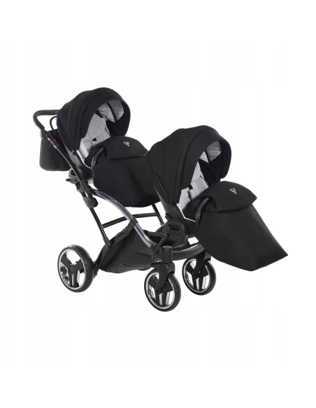 Wózek bliźniaczy Junama S-LINE DUO Slim v3 (3w1) 1
