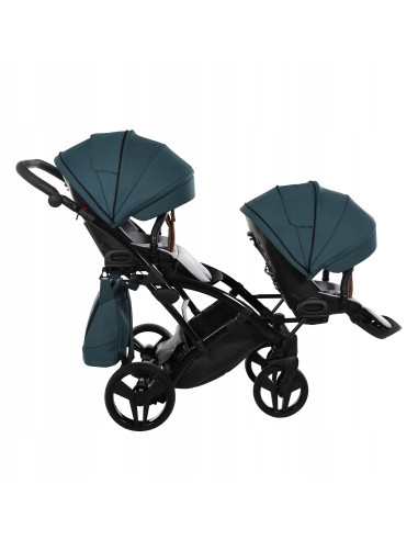 Wózek bliźniaczy Junama SPACE DUO Slim (2w1) 03