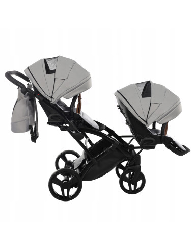 Wózek bliźniaczy Junama SPACE DUO Slim (2w1) 01