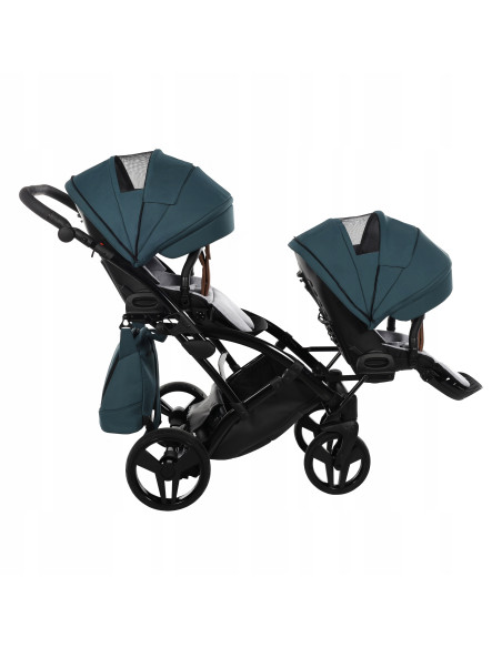 Wózek bliźniaczy Junama SPACE DUO Slim (2w1) 03