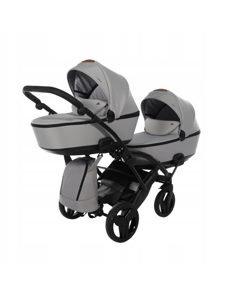 Wózek bliźniaczy Junama SPACE DUO Slim (3w1) 01