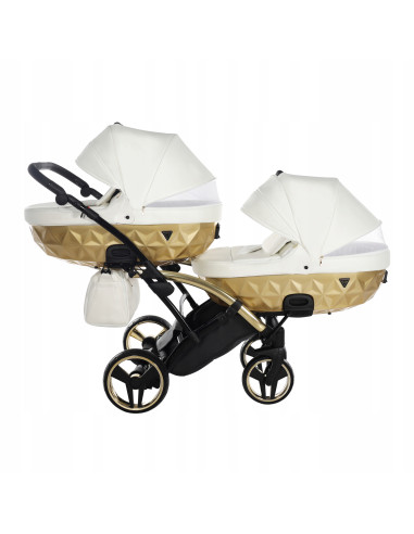 Wózek Junama MIRROR Satin DUO Slim (3 w 1) 06
