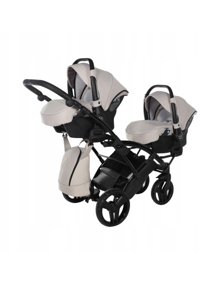 Wózek bliźniaczy Junama SPACE DUO Slim (3w1) 02