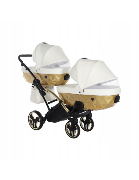 Wózek Junama MIRROR Satin DUO Slim (3 w 1) 06