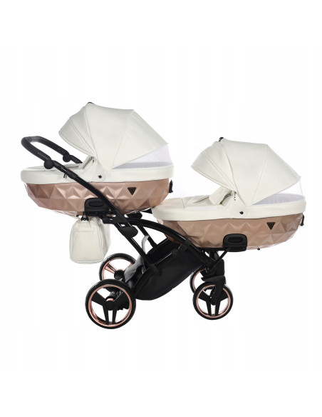 Wózek Junama MIRROR Satin DUO Slim (3 w 1) 05