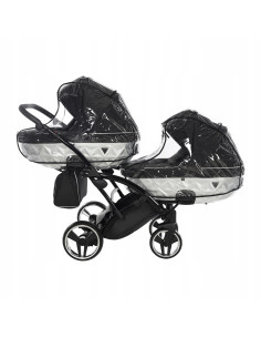 Wózek Junama MIRROR Satin DUO Slim (3 w 1) 01 2