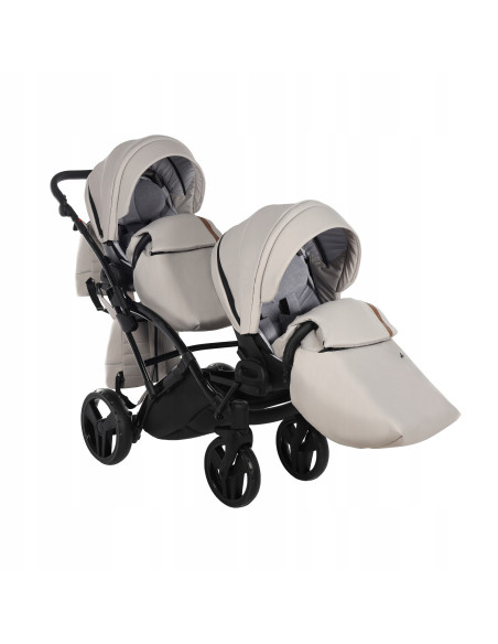 Wózek bliźniaczy Junama SPACE DUO Slim (3w1) 02