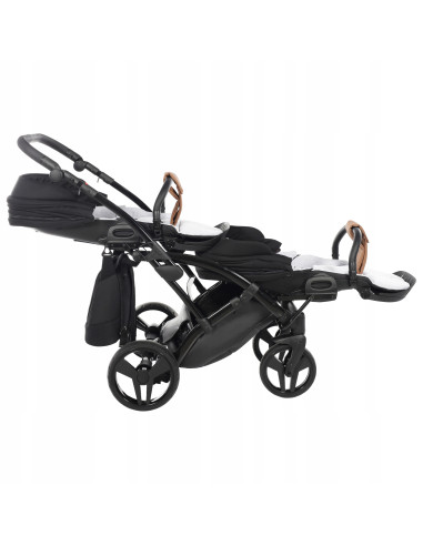 Wózek bliźniaczy Junama SPACE DUO Slim (2w1) 04