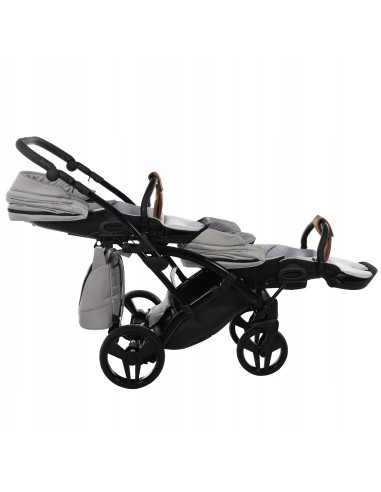 Wózek bliźniaczy Junama SPACE DUO Slim (3w1) 01