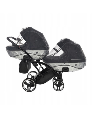Wózek Junama MIRROR Satin DUO Slim (3 w 1) 01