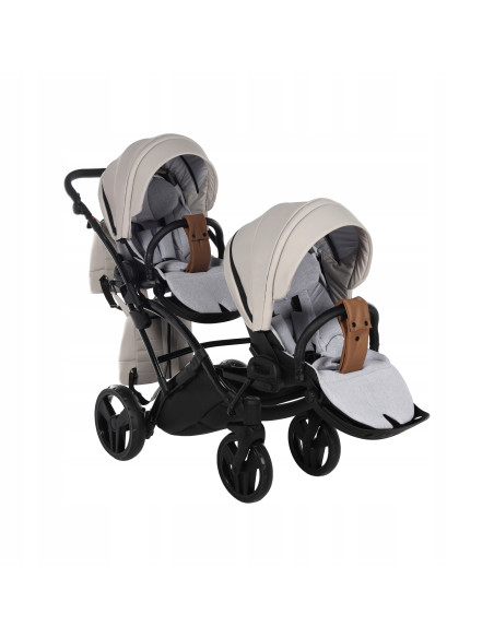 Wózek bliźniaczy Junama SPACE DUO Slim (3w1) 02
