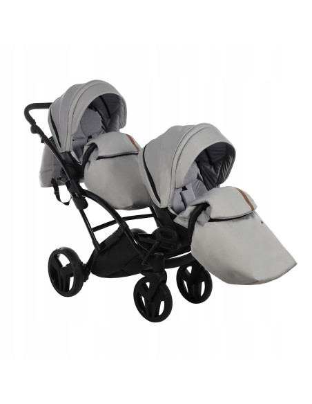 Wózek bliźniaczy Junama SPACE DUO Slim (3w1) 01