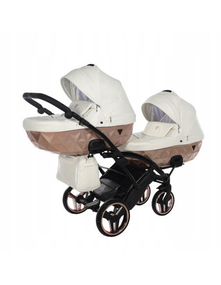Wózek Junama MIRROR Satin DUO Slim (3 w 1) 05
