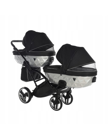 Wózek Junama MIRROR Satin DUO Slim (3 w 1) 01