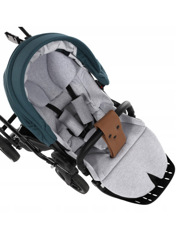 Wózek bliźniaczy Junama SPACE DUO Slim (2w1) 03