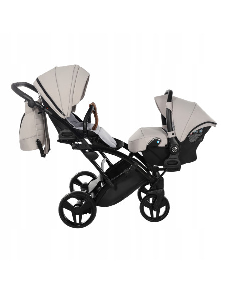 Wózek bliźniaczy Junama SPACE DUO Slim (3w1) 02