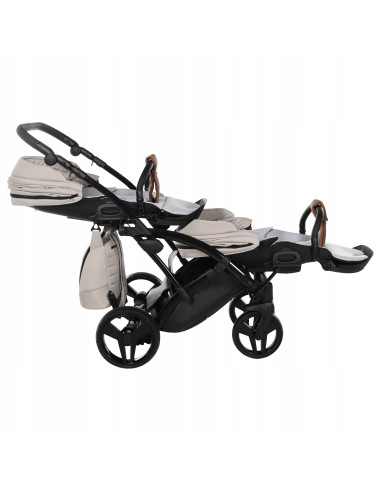 Wózek bliźniaczy Junama SPACE DUO Slim (3w1) 02
