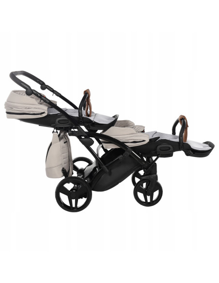 Wózek bliźniaczy Junama SPACE DUO Slim (3w1) 02
