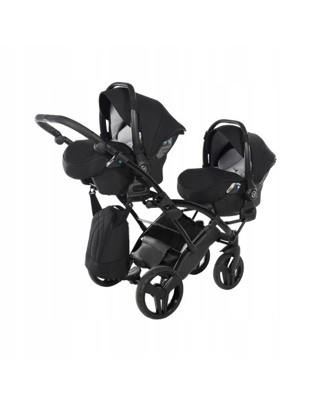 Wózek bliźniaczy Junama SPACE DUO Slim (3w1) 04