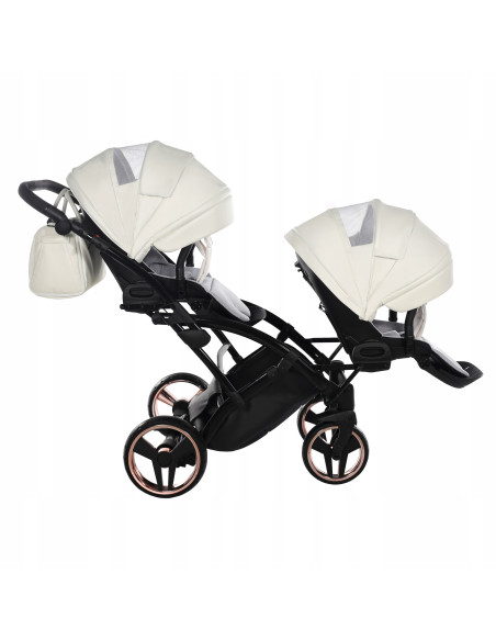 Wózek Junama MIRROR Satin DUO Slim (3 w 1) 05