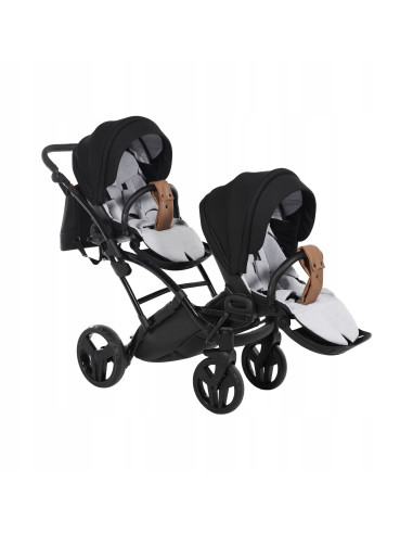 Wózek bliźniaczy Junama SPACE DUO Slim (3w1) 04