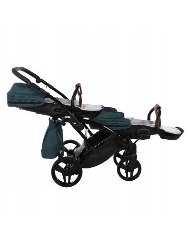 Wózek bliźniaczy Junama SPACE DUO Slim (3w1) 03