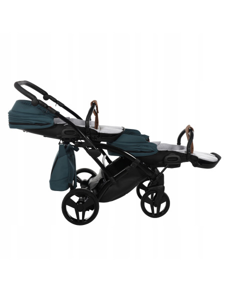 Wózek bliźniaczy Junama SPACE DUO Slim (3w1) 03