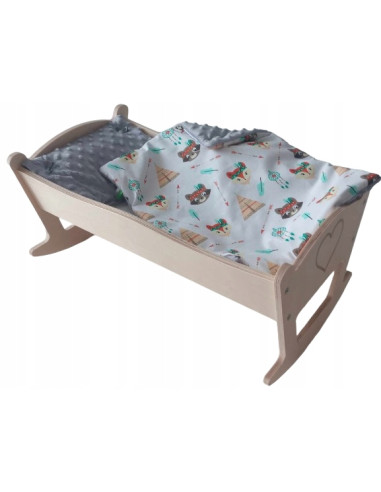 KOŁYSKA DLA LALEK Z POŚCIELĄ KOŁYSKA Z...