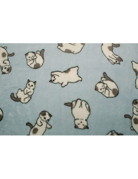 KOC PUSZYSTY DLA DZIECI KOCYK DLA NIEMOWLAKA 75X100 KOTY