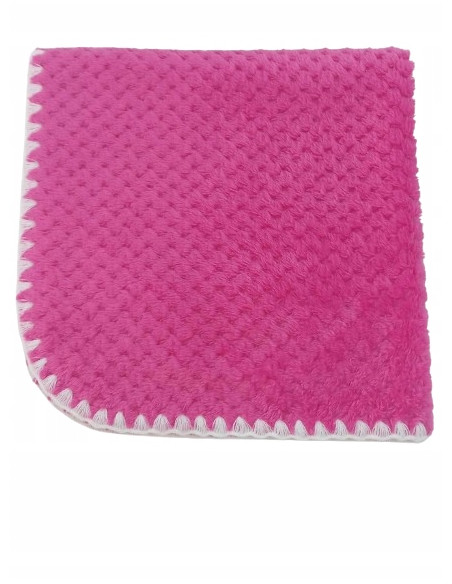 KOC DLA LALEK KOCYK PUSZYSTY DWUSTRONNY. FUKSJA RÓŻOWY