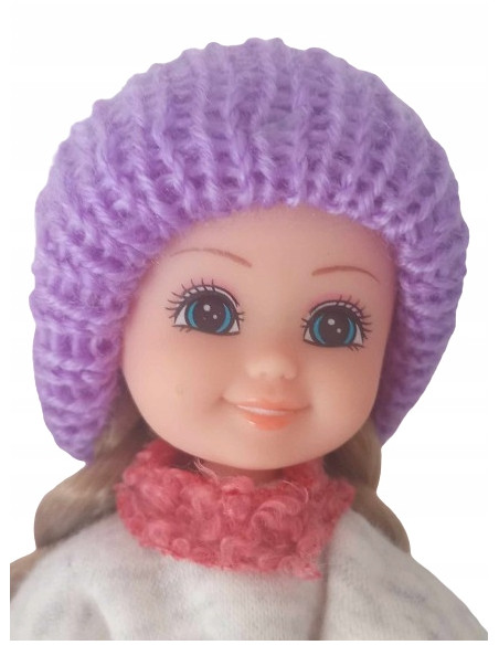 LALKA Z deską snowboaardową RUCHOME RĘCE NOGI DŁONIE