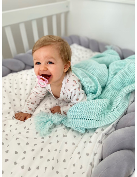 Kocyk otulacz PREZENT 80x80cm MIĘKKI BLANKET KOC TKANY 7 kolorów