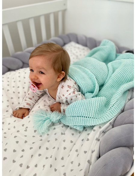 Kocyk otulacz PREZENT 80x80cm MIĘKKI BLANKET KOC TKANY 7 kolorów