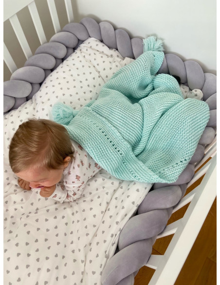 Kocyk otulacz PREZENT 80x80cm MIĘKKI BLANKET KOC TKANY 7 kolorów