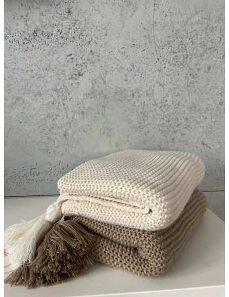 Kocyk otulacz PREZENT 80x80cm MIĘKKI BLANKET KOC TKANY 7 kolorów