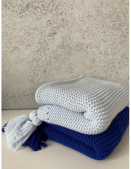 Kocyk otulacz PREZENT 80x80cm MIĘKKI BLANKET KOC TKANY 7 kolorów