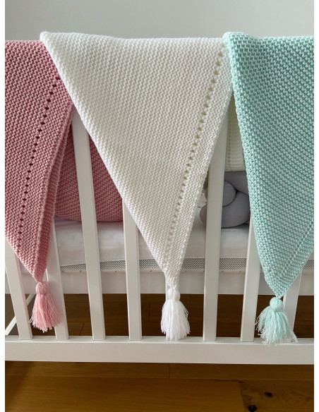 Kocyk otulacz PREZENT 80x80cm MIĘKKI BLANKET KOC TKANY 7 kolorów