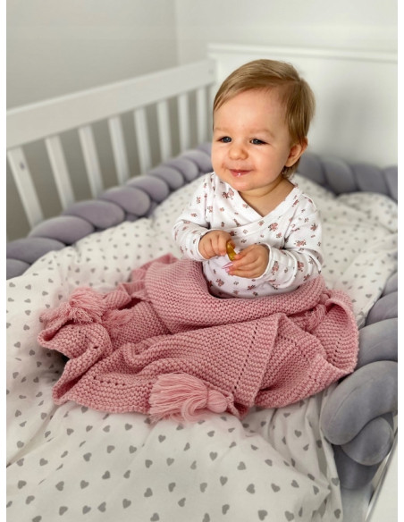 Kocyk otulacz PREZENT 80X80cm MIĘKKI BLANKET KOC TKANY